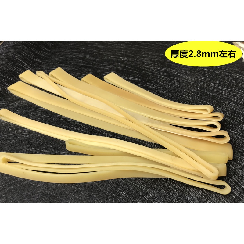 家柏饰(CORATED)加厚2.8mm泰国乳胶圈牛皮筋皮套橡皮套强力皮圈皮条粗橡皮筋高清大图
