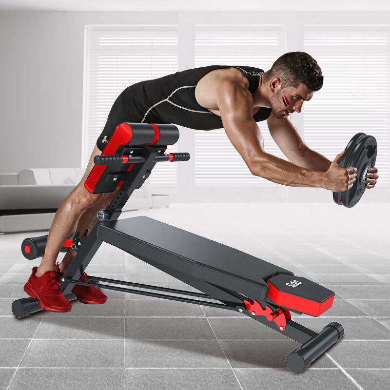 多德士dds山羊挺身健身椅仰卧起坐家用健身器材视频