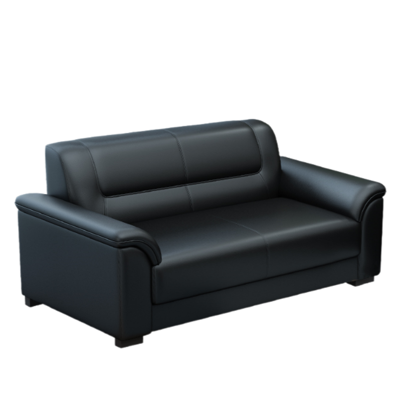 智叶舟办公沙发双人位143*80*83cm张高清大图