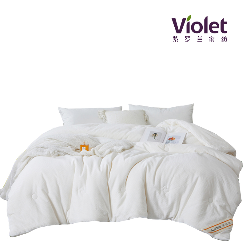 紫罗兰纯棉大豆被200x230cm款号:VDZLPBZ13778