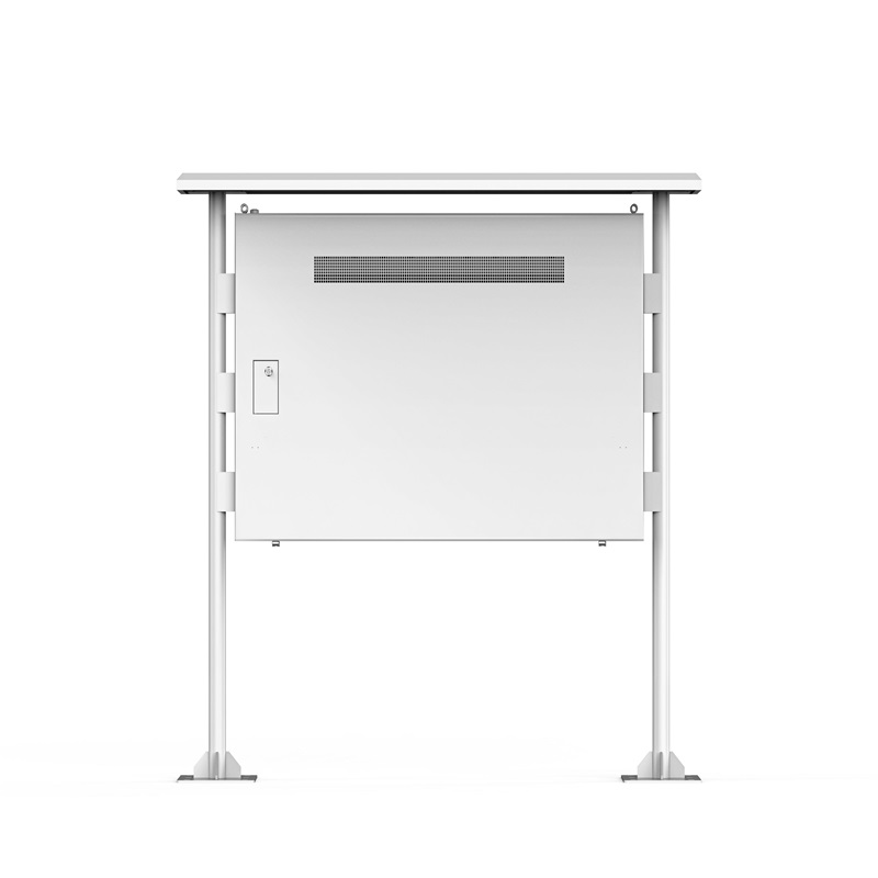 65寸立柱雨棚户外广告机高清大图