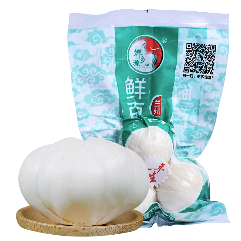 西北特产甘肃九年生鲜百合甜百合三头皇500g(3颗/包×3包)