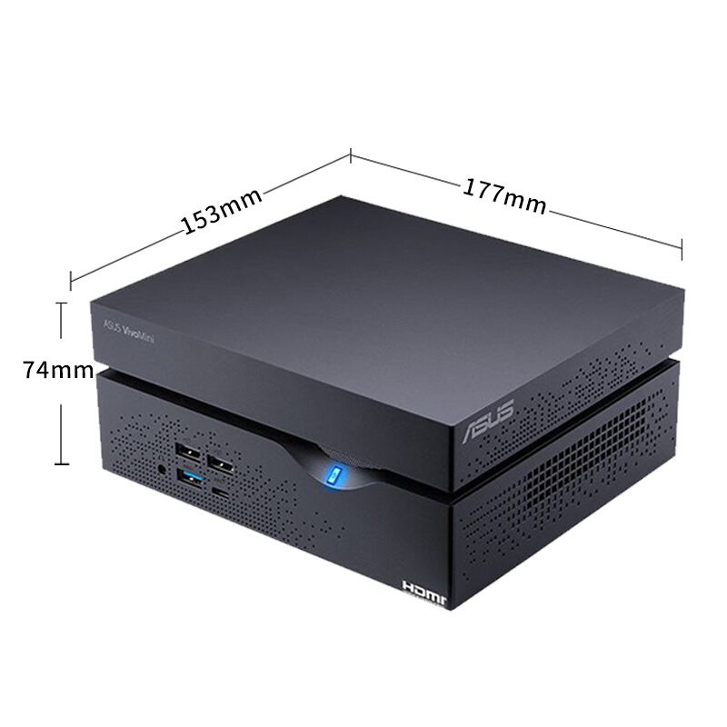 华硕asusvc66家用办公商用电脑台式机主机win10i381008g256g固态1t