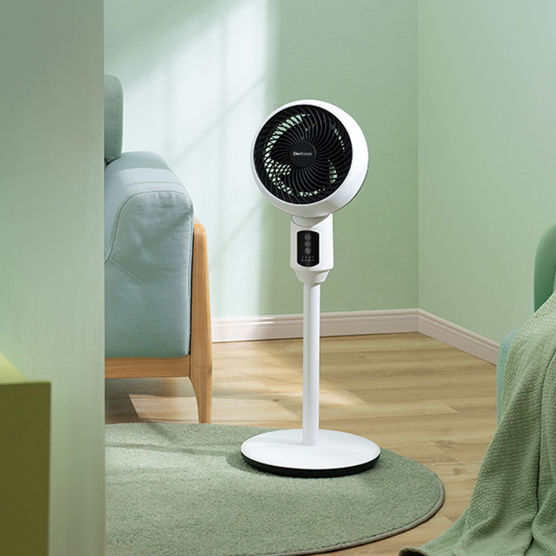 自动3d八字摇头空气循环扇家用遥智能定时迷你立式涡轮对流风电风扇