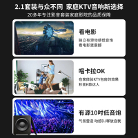 奔腾(BNTN)KTV音响2.1全套低音炮套装家庭影院点歌机卡拉OK专业会议U段话筒2T语音点歌8000功放配12音箱