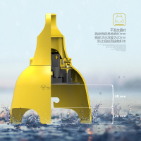 公牛防雨淋插座带线长线电动电瓶车充电345楼长线防雨排插接线板