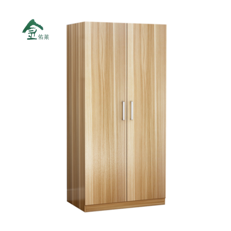 金佑莱二门更衣柜木制双门衣柜定制衣柜板式衣柜 个(900x400x1800mm)