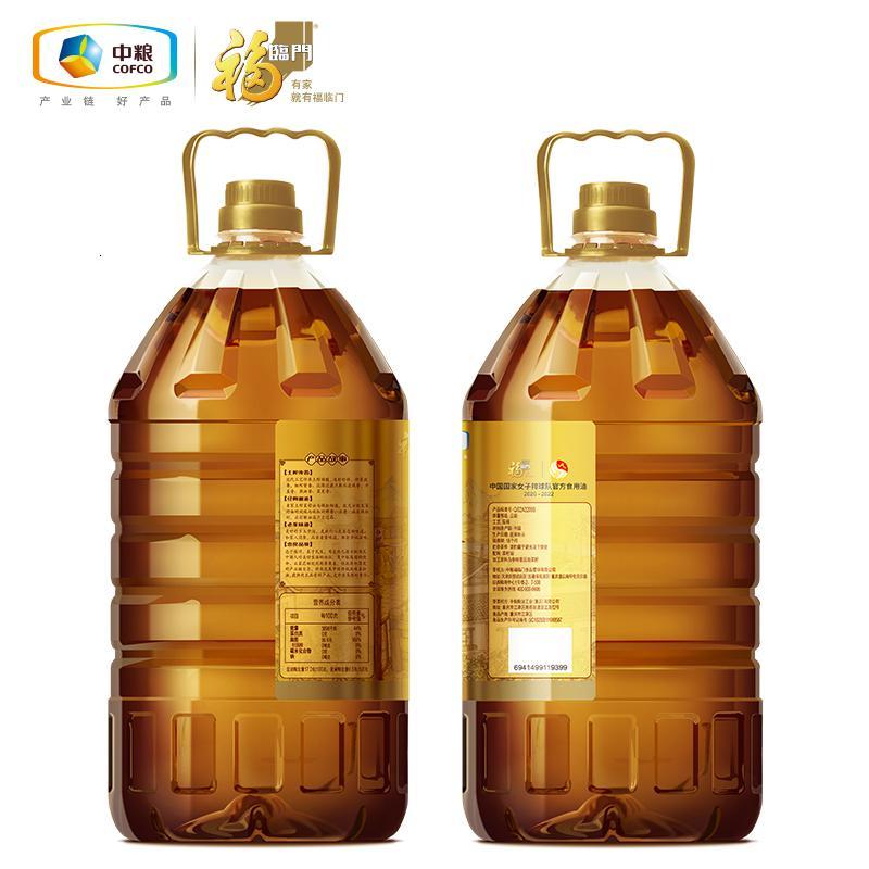 福临家香味老家土榨菜籽油5L/桶 健康食用油浓香菜油非转基因