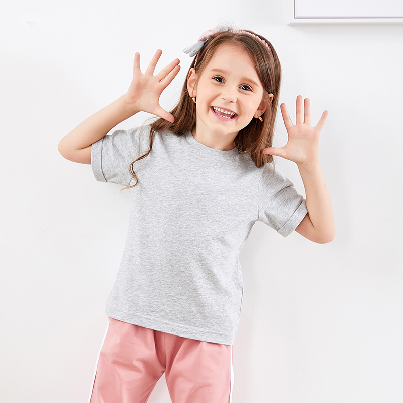 小红豆童装男童短袖t恤2019新款中大童夏装宝宝休闲卡通插肩袖上衣潮