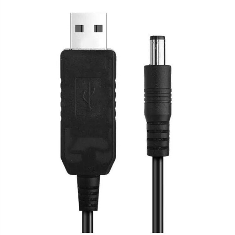 甲骨四堂 USB升压线 12V 5.5接口 断电克星 移动电源连接路由器 IPTV网关 音响