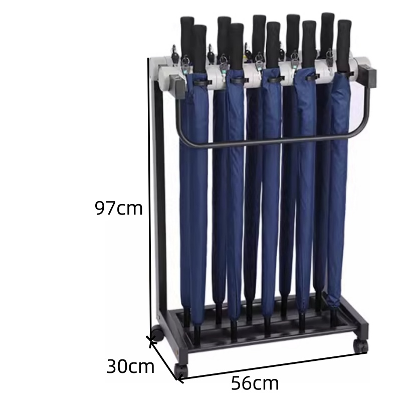 伊洛源 雨伞架 10头带伞56*30*97cm个 多规格