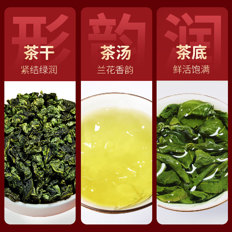忆江南 皇品铁观音茶叶礼盒送人送长辈清香型乌龙茶300g节日礼品送礼高清大图