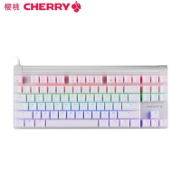 樱桃（CHERRY）旗舰店 MX Board 8.0 电竞游戏RGB 背光机械键盘87键 背光游戏机械键盘白色红轴
