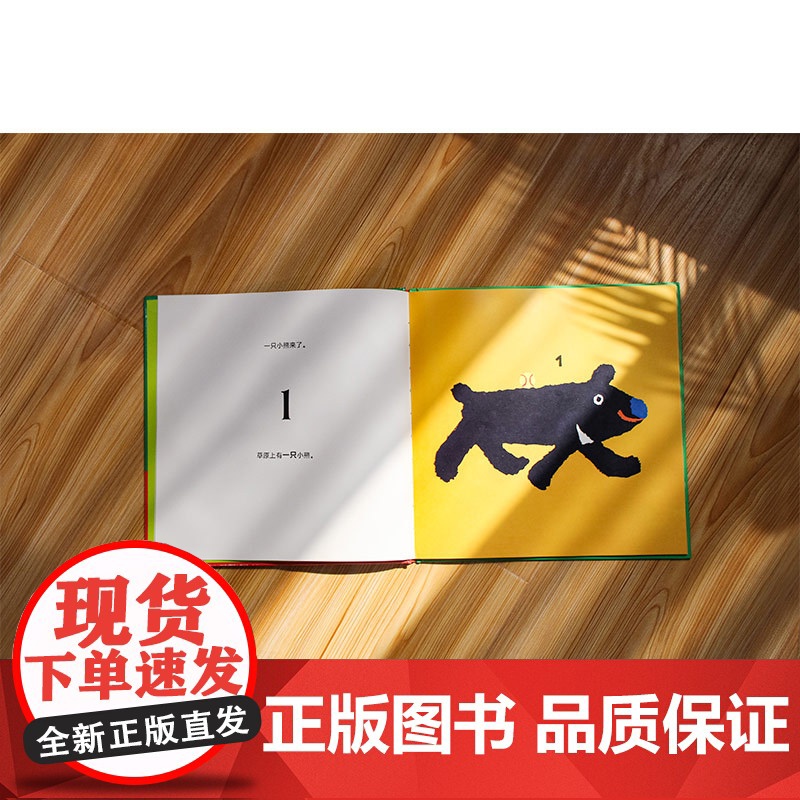 魔法象·数一数,有几只动物 (日)秦好史郎/著·绘 黄少安/译 3~6岁 绘本 动物认知 识数能力 广西师范大学出版社高清大图