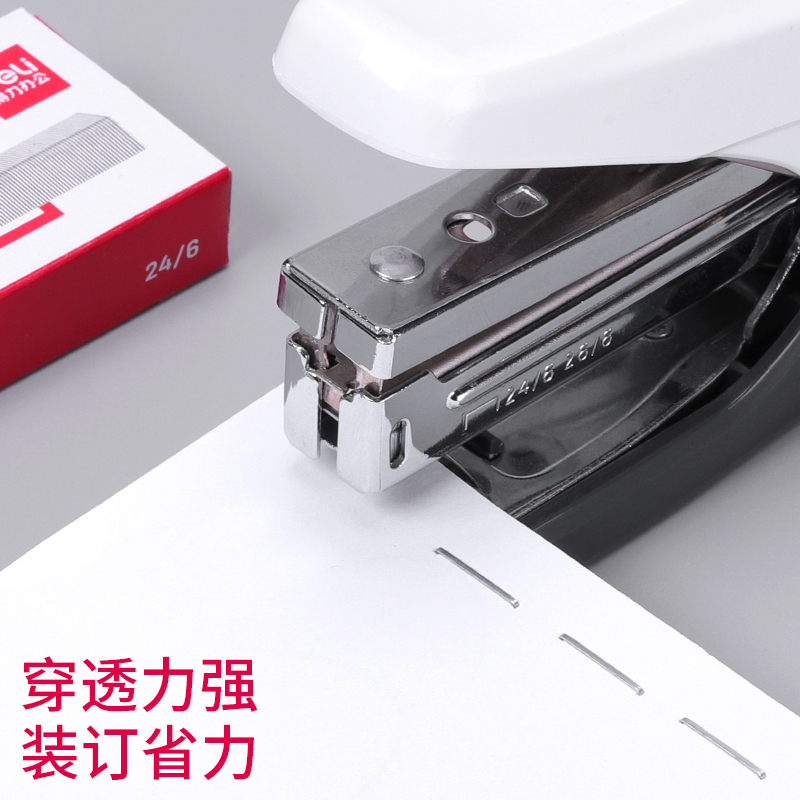 得力(deli)0010订书针10号订书钉通用型小号迷你学生办公用品定书针装订针1000枚文具办公用品20盒