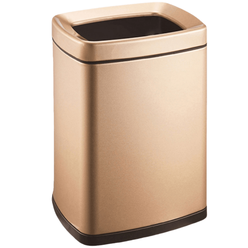 鑫木樽 砂钢垃圾桶 10L 个高清大图