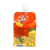 喜之郎吸吸果冻cici果粒爽饮料258ml*10袋橙汁梨汁味儿童果汁果冻 水蜜桃汁x10袋