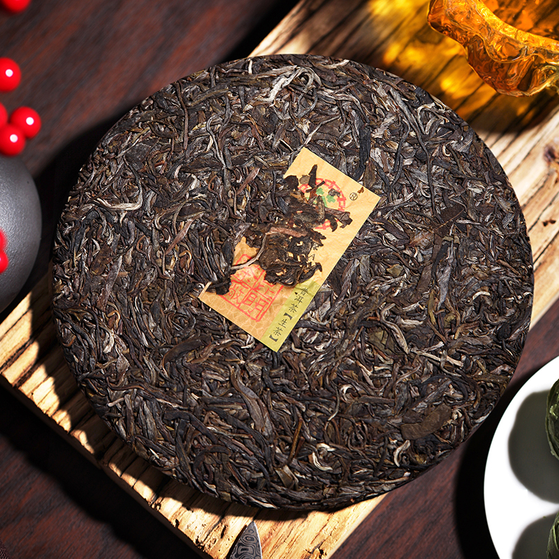 中茶普洱茶 云茶新品经典印级十年普洱生茶饼357g礼盒装 中粮茶叶