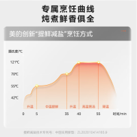 美的(Midea)电压力锅MY-E5924G压力锅5L家用0涂层钢胆高压锅大屏触控智能预约双胆电饭煲3-6人多功能压力煲