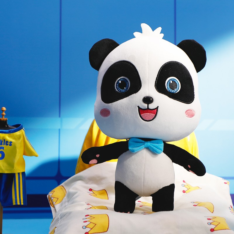 奇奇妙妙公仔毛绒熊猫小玩偶套装角色六一儿童礼物