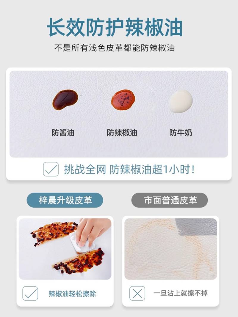 皮革桌布防水防油 60*120cm高清大图