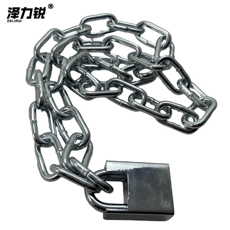 泽力锐 防剪切链条挂锁(链条直径6mm) ZLB4100 把高清大图