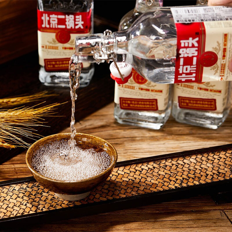 永丰牌北京二锅头酒 出口型小方瓶 42度清香型白酒 500ml*12瓶整箱装( 红蓝绿三种颜色随机发货)高清大图