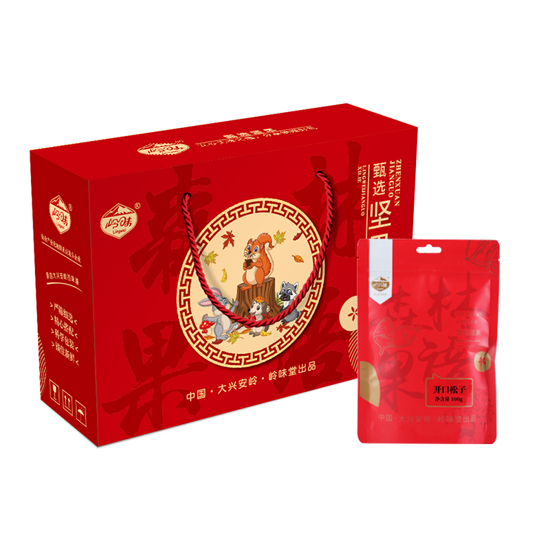 岭味(Lingwei) 森林果语坚果礼盒1200g