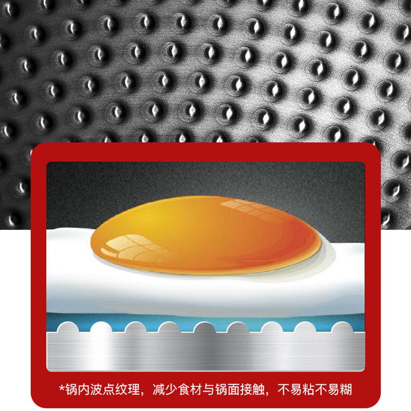 爱仕达 炒锅 铁锅/无涂层 34cm精铁炒菜锅 轻量化新四代锈不了炒煎锅双流嘴 明火燃气用CF34A6WG