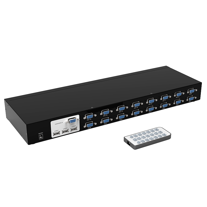 迈拓维矩MT-1601UK-CH kvm切换器16口usb显示器电脑vga切换器16进1出