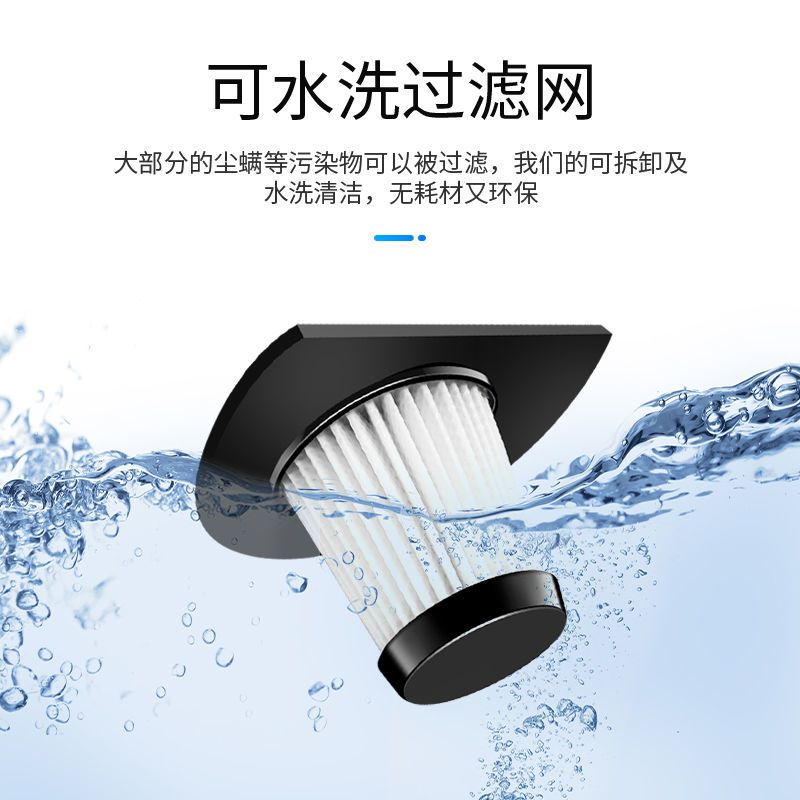 车载吸尘器车用无线充电汽车内家用两用专用小车型大功率强力迷你|款【5500帕】无线充电款+包