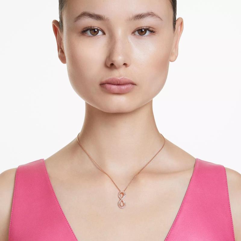 施华洛世奇(SWAROVSKI)闪耀设计玫瑰金项链短款吊坠施华洛世奇 in
