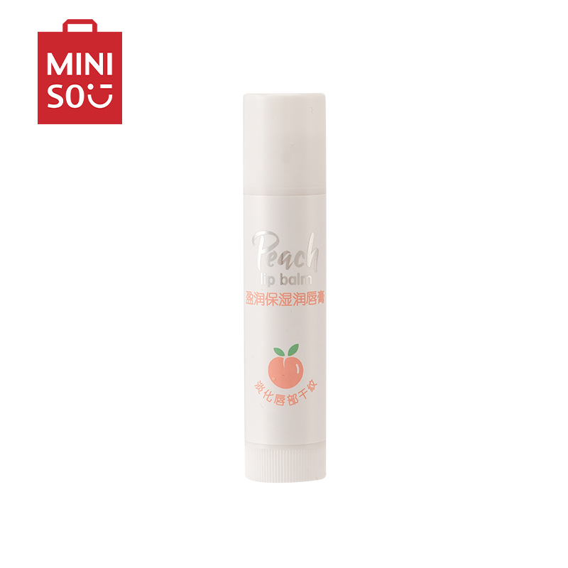 名创优品(miniso) 盈润保湿润唇膏(水蜜桃)