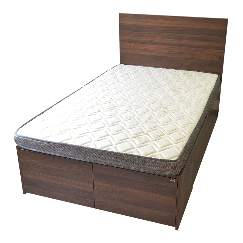 亿铁(YI TIE)实木高箱床/床垫套装高清大图