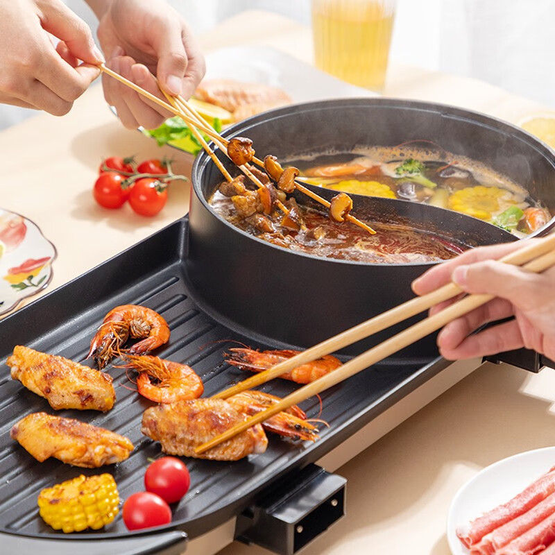 巴尔德巴尔德涮烤一体锅-TD-011高清大图