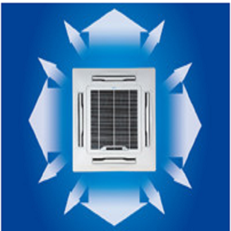 美的(Midea)中央空调 一拖一嵌入式5匹天花机天井机商用店铺吸顶机冷暖380V KFR-120QW/SDY-B(D)