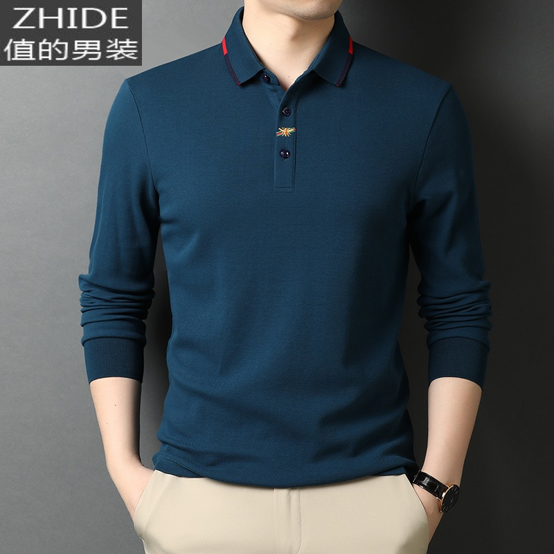 suntek中老年棉长袖t恤男士本命年大红色秋衣休闲爸爸装潮宽松上衣服