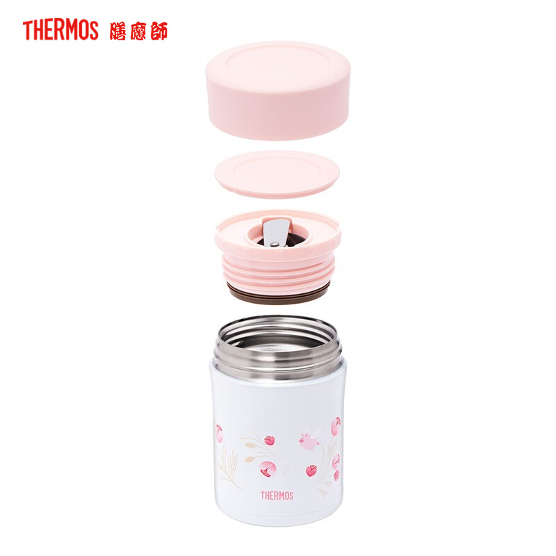 膳魔师,膳魔師(Thermos)焖烧杯/罐TCLA-470S朱一龙同款花系列真空不锈钢食物保温罐304不锈钢470ML