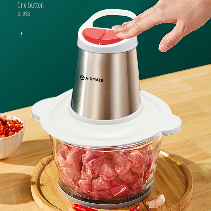艾美特多功能搅拌机2L绞肉机绞蒜器耐用方便CL2001高清大图