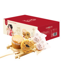 枣粮先生 红枣核桃蛋糕400g*2盒早餐小面包整箱零食糕点