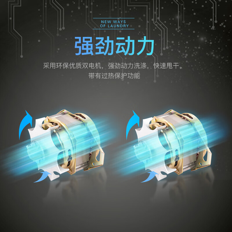 预售澳柯玛(AUCMA)20公斤大容量双缸洗衣机 双桶半自动 家用商用宾馆用 大容量洗衣机 XPB200-3158S