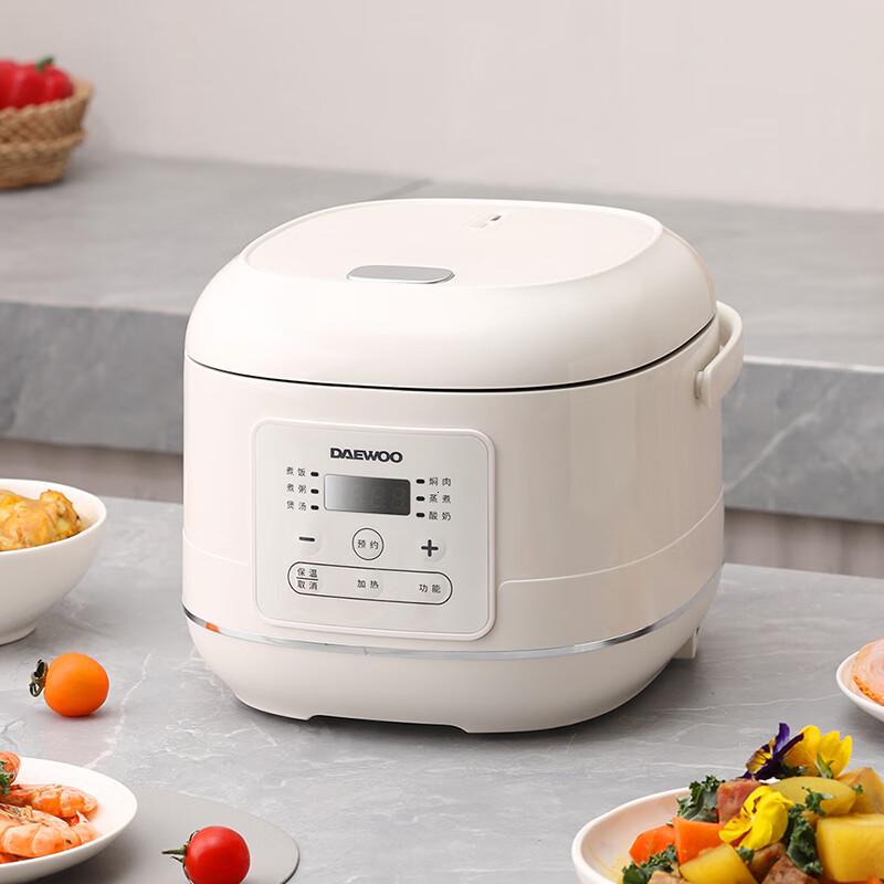 大宇(DAEWOO)电饭煲智能预约多功能汤粥DYFB-40E29DYFB-40E29(星云白)4L