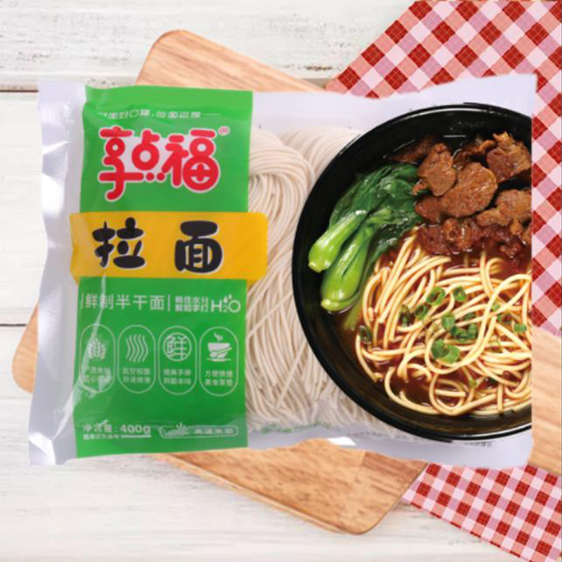 享点福鲜制半干面拉面400g*6袋