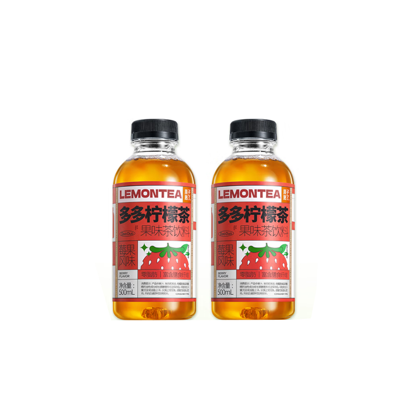 果子熟了 多多柠檬茶 莓果味500ml*15瓶/箱(单位:箱)