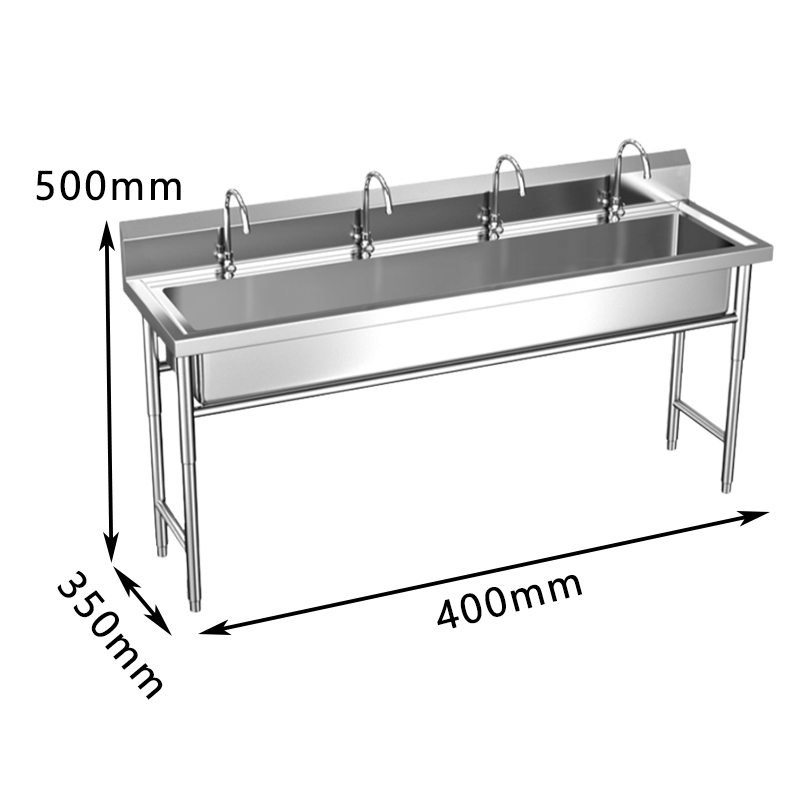 鑫龙都案台洗手台 不锈钢洗手池(感应式)400*350*500mm台