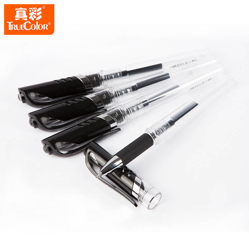 真彩(TRUECOLOR)B511中性笔10支/盒0.7mm签字笔水性笔碳素笔 书写笔中性笔学生文具