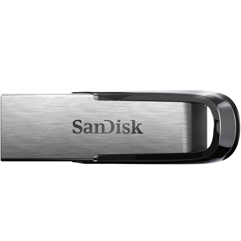 闪迪SanDisk酷铄(CZ73) 16GB金属车载U盘USB3.0高速防水商务加密优盘16g闪存盘银色 私人订制