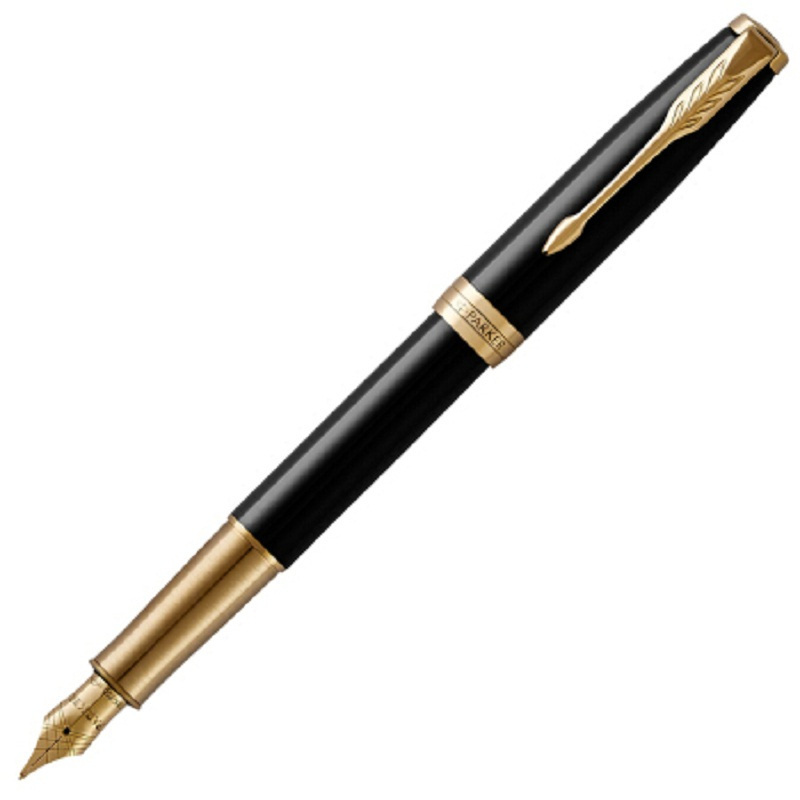 派克(PARKER) 2015卓尔纯黑丽雅金夹墨水笔 钢笔