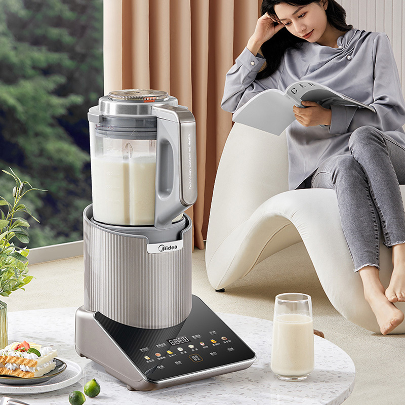 美的(Midea)安睡破壁机料理机搅拌机果汁机豆浆机家用自动加热搅拌自动清洗预约定时九重降噪