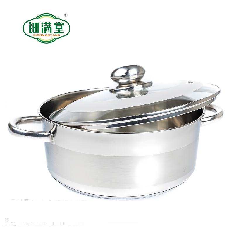 钿满堂不锈钢汤锅T003/个高清大图